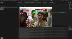 ID detection reference screenshot with teammates faces blurred